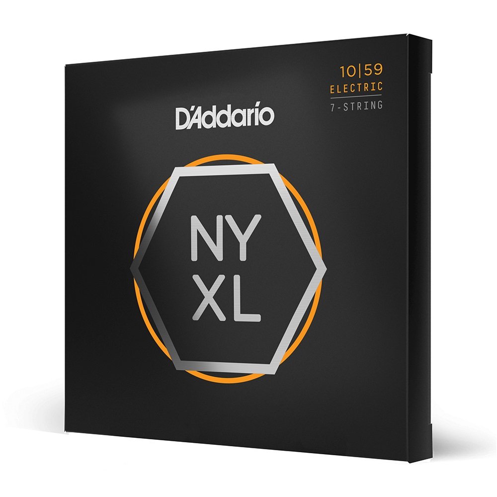 NYXL1059 Nickel Wound 7-String Electric Guitar Strings, Regular Light, 10-59