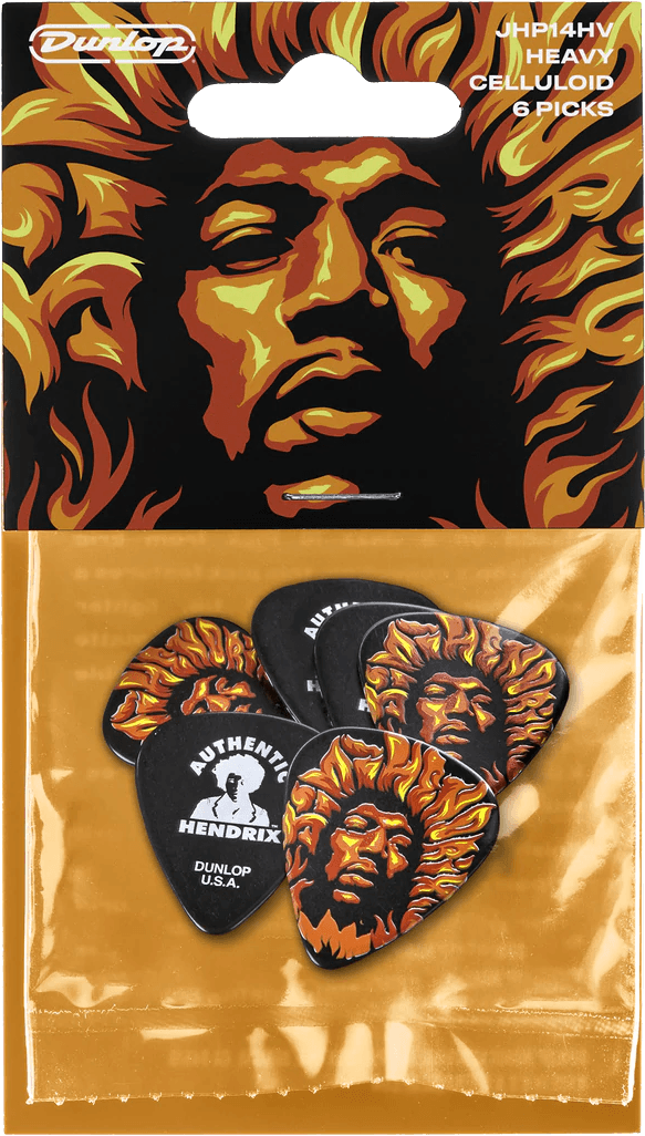 Jimi Hendrix '69 Psych Series - Heavy Celluloid 6 Picks