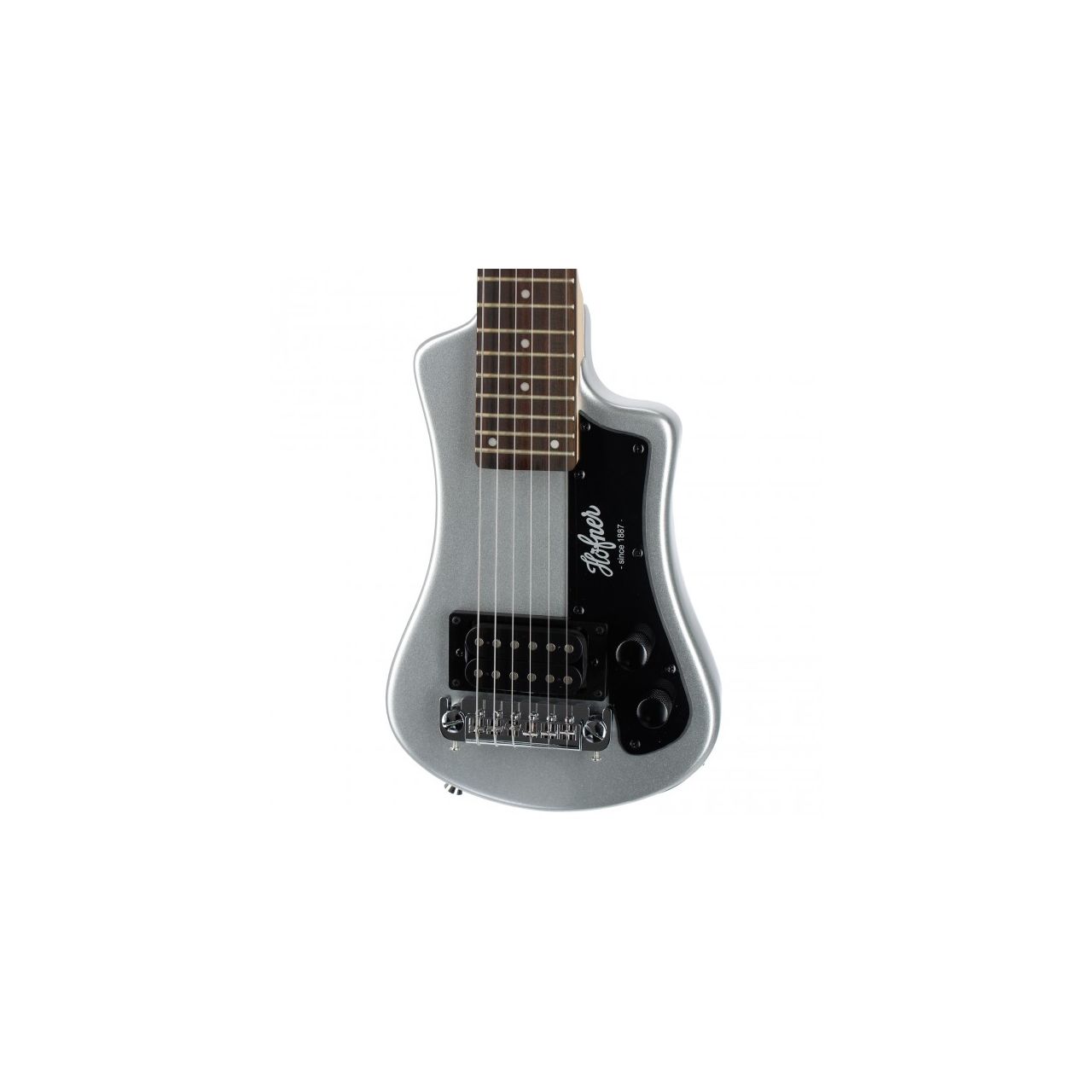 Shorty in Silver Sparkle - E-Gitarre inkl. Tasche