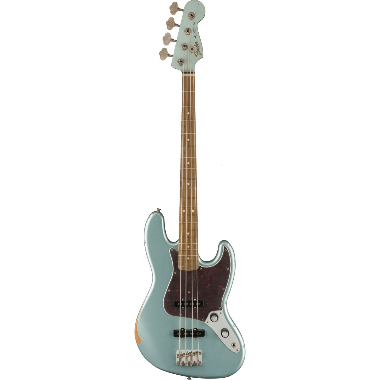 60th Anniversary Roadworn 60s Jazz Bass®, Pau Ferro, Firemist Silver