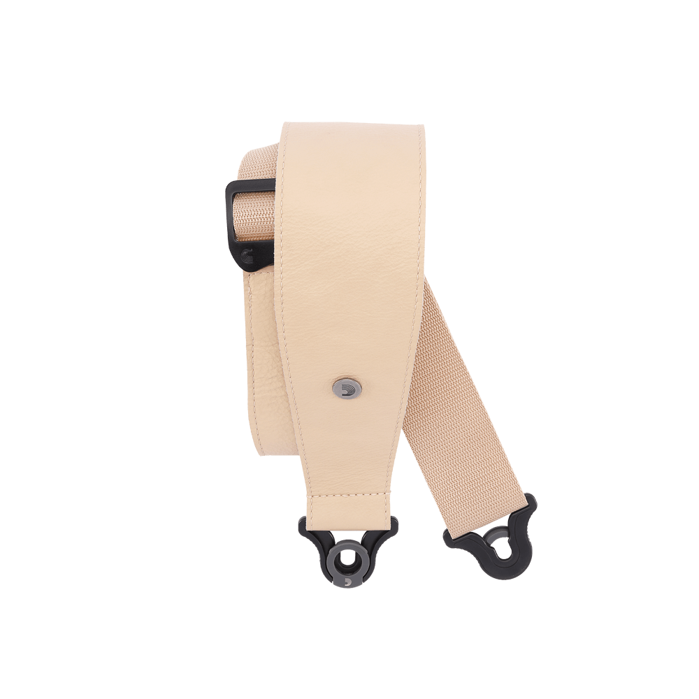 Comfort Auto Lock-Gitarrengurt aus Leder, 3'', Tan-Brown