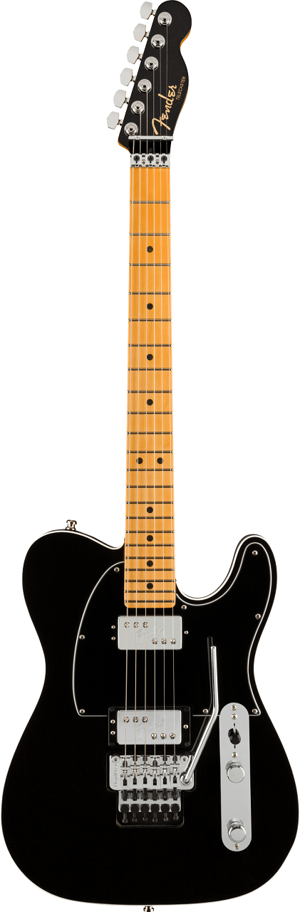 American Ultra Luxe Telecaster® Floyd Rose® HH, Mystic Black