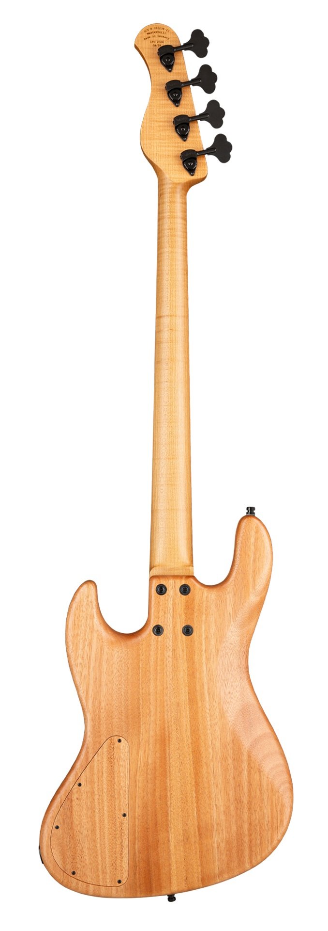 MasterBuilt 21-Fret Standard M/J Bass, Limited Edition 2024, 4-String - Natural Transparent Satin