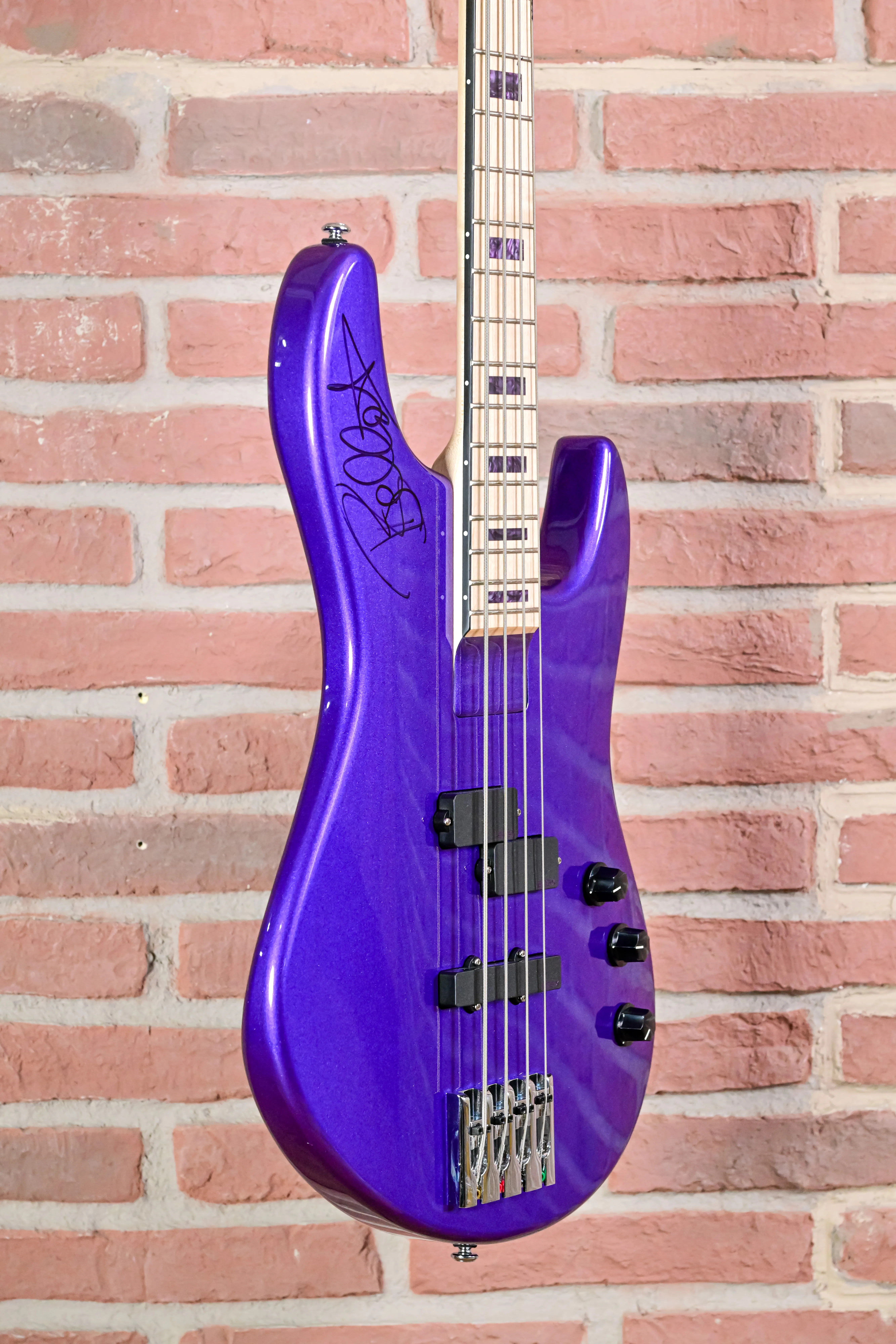 NC-4 Bass Metallic Purple - Signed by Frank Bello Signature -  #2
