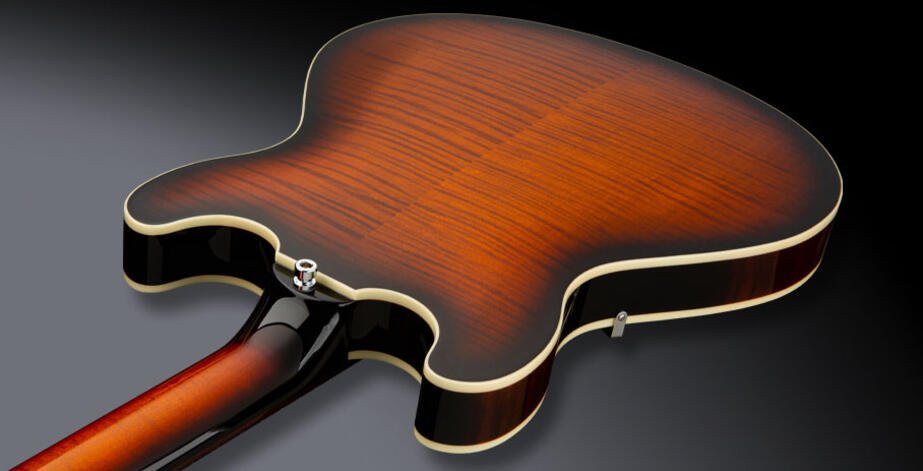 Teambuilt Pro Series Mayfield Pro - Almond Sunburst Transparent High Polish