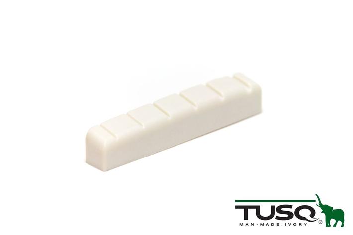 TUSQ LQ-6643-10 - Acoustic/Electric Guitar Nut, Flat, Slotted, 43 mm x 6 mm - Luthier's Pack, 10 pcs
