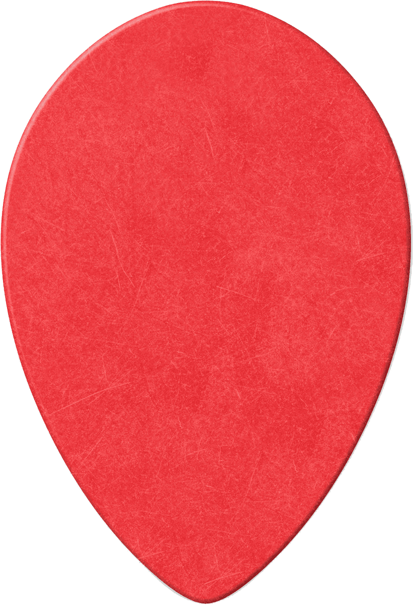 Tortex Small Teardrop Picks, Refill Pack, 36 pcs., red, 0.50 mm 