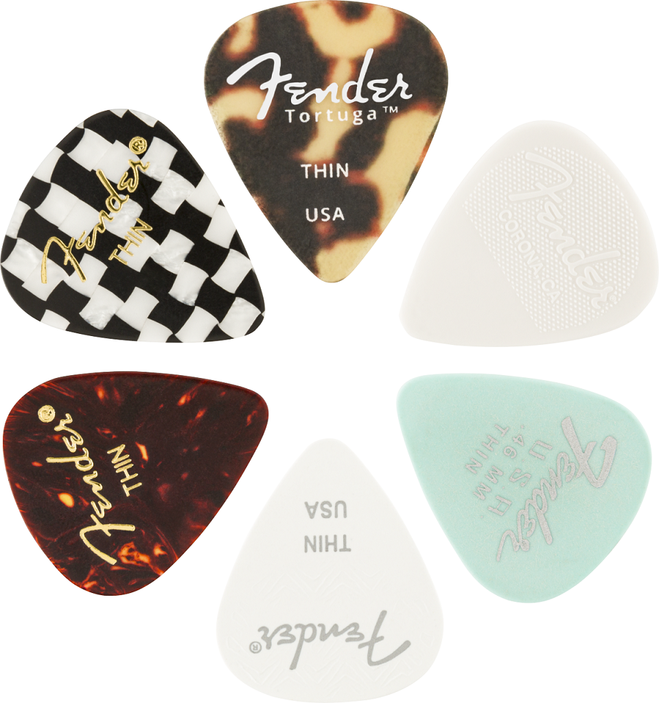 351 Shape Material Medley Picks Thin