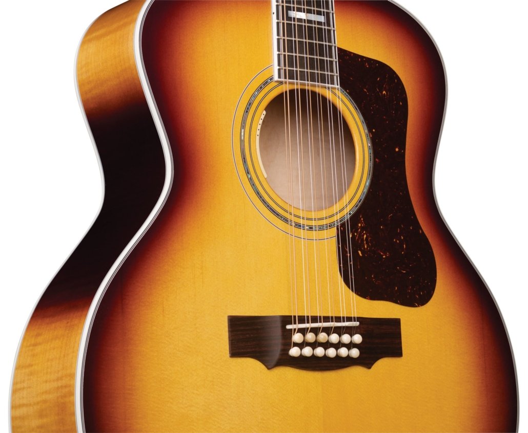 F-512E 12-Saiter mit LR Baggs in Antique Sunburst   