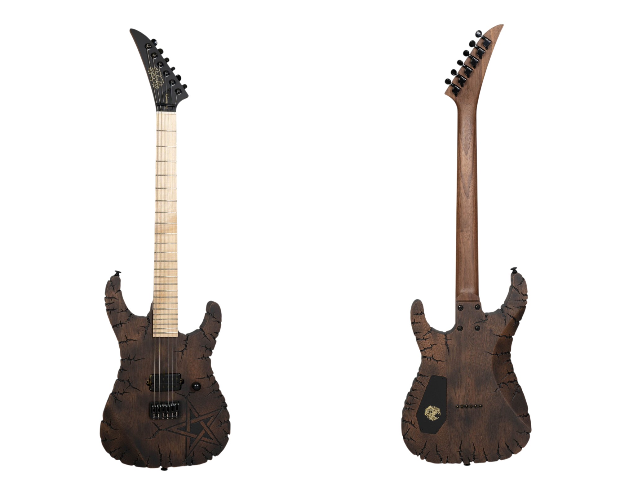 Evil Butterfly I Pentagram E-Gitarre