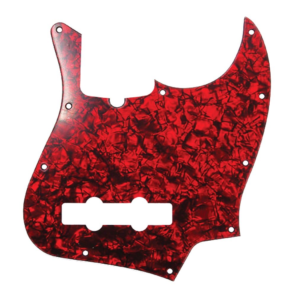 J-Bass Pickguard (DPP JB RDP), Red Pearl