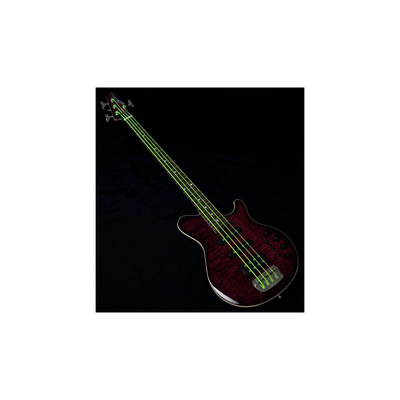 Hi-Def  Neon Bass-Saitensatz Green 040-120