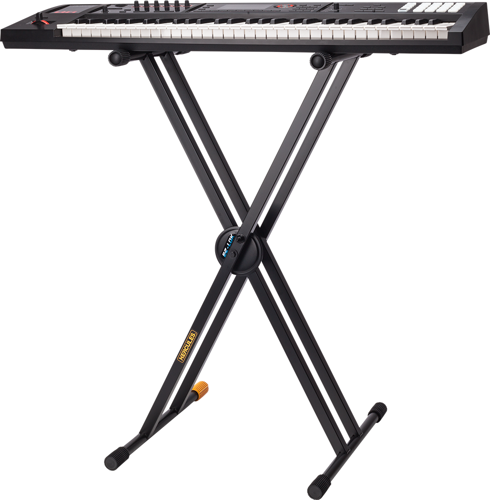 HCKS-120B Keyboardständer - EZ-Lok System Doppelstrebig