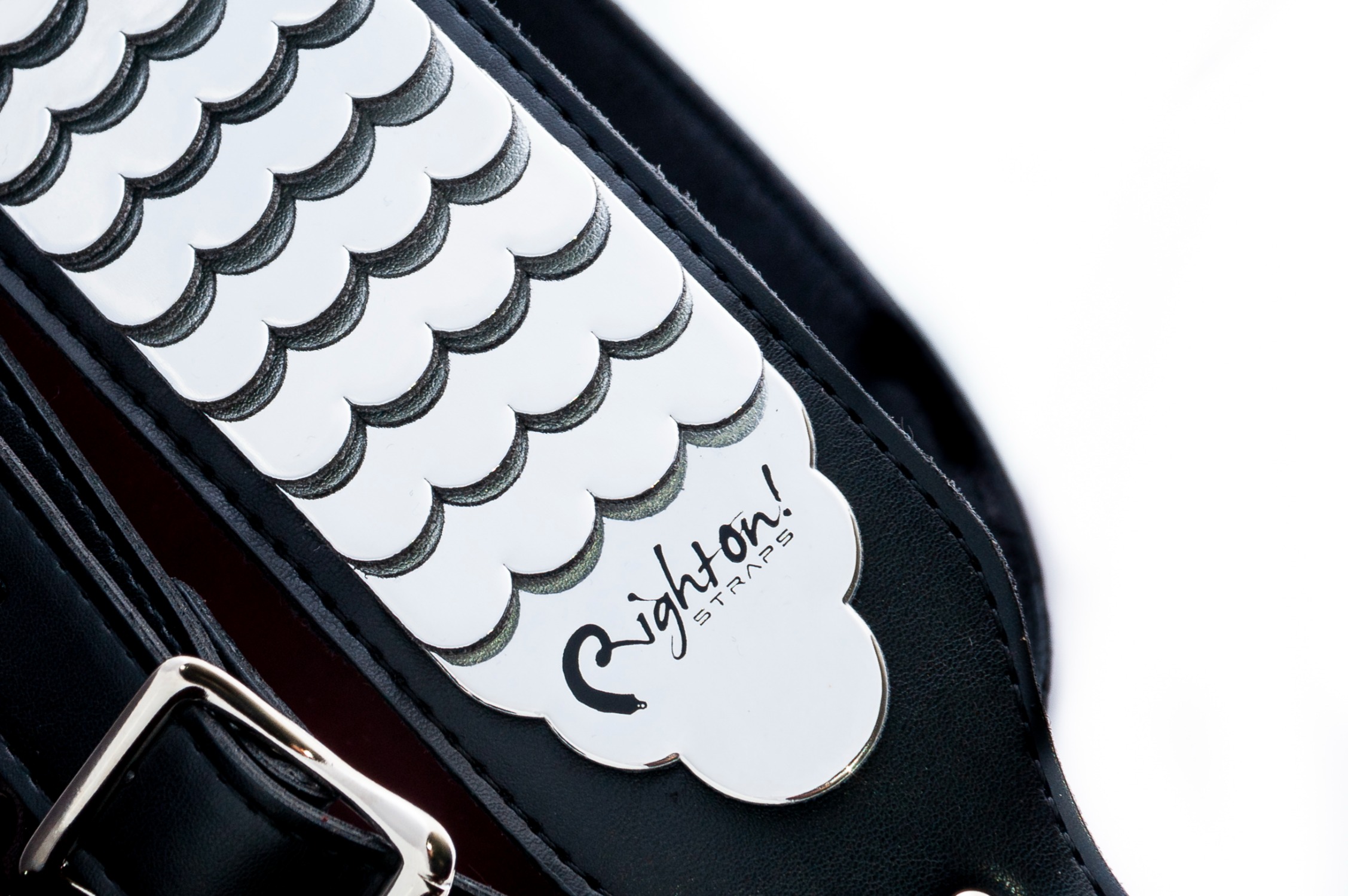 JL PYTHON black Guitar Strap  