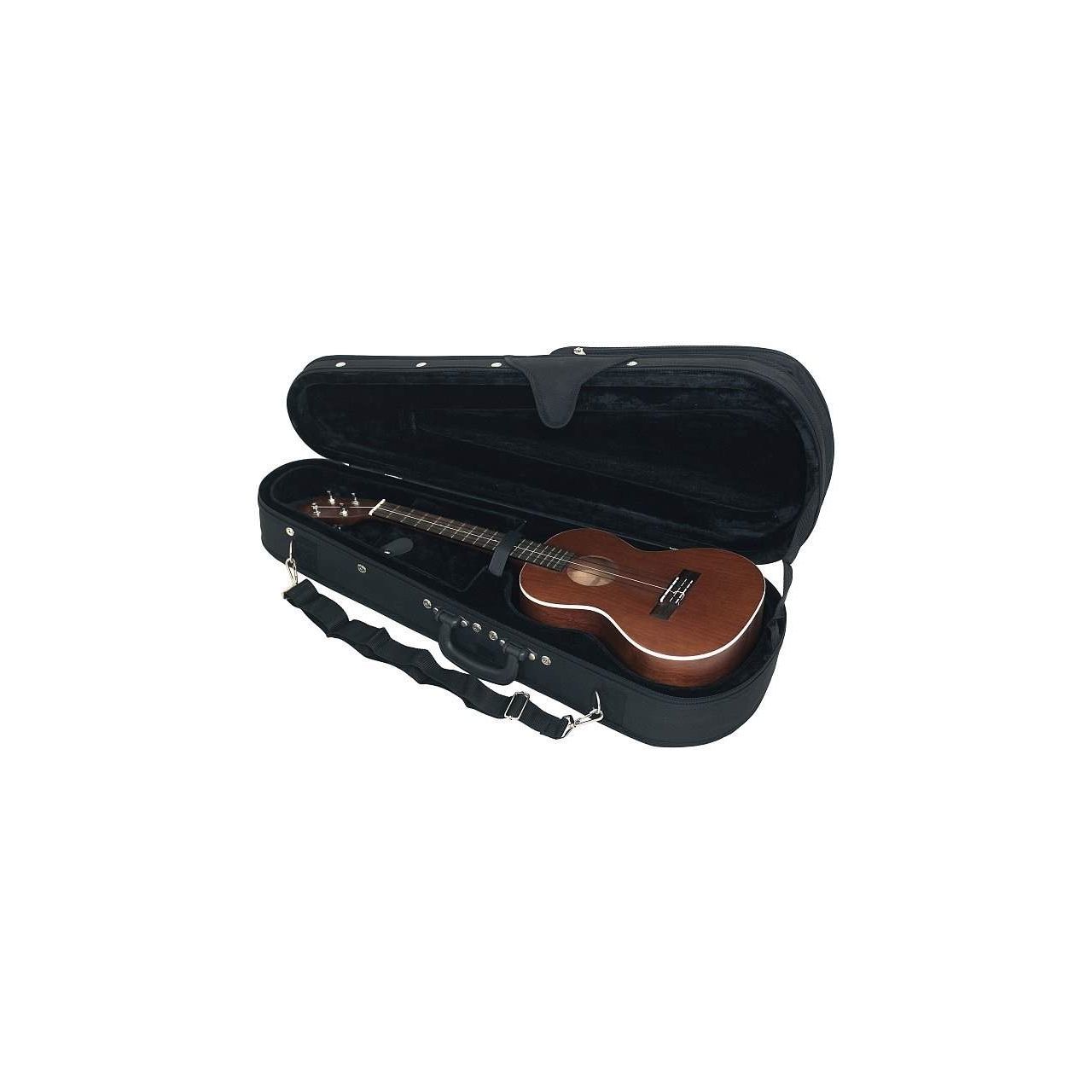 Deluxe Ukulele Tenor Black Soft Light Case