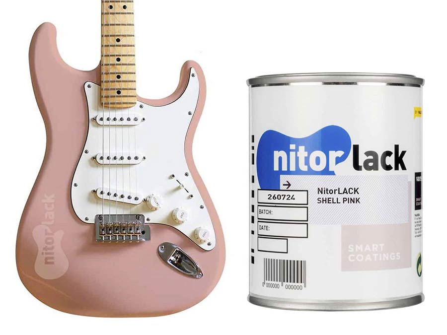 Nitrocelluloselack Shell Pink - 500ml Dose