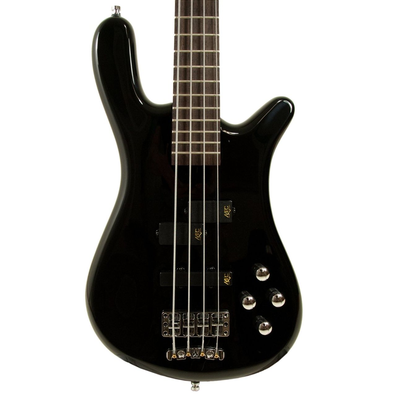 Teambuilt Pro Series Streamer LX, 4-String - Solid Black High Polish