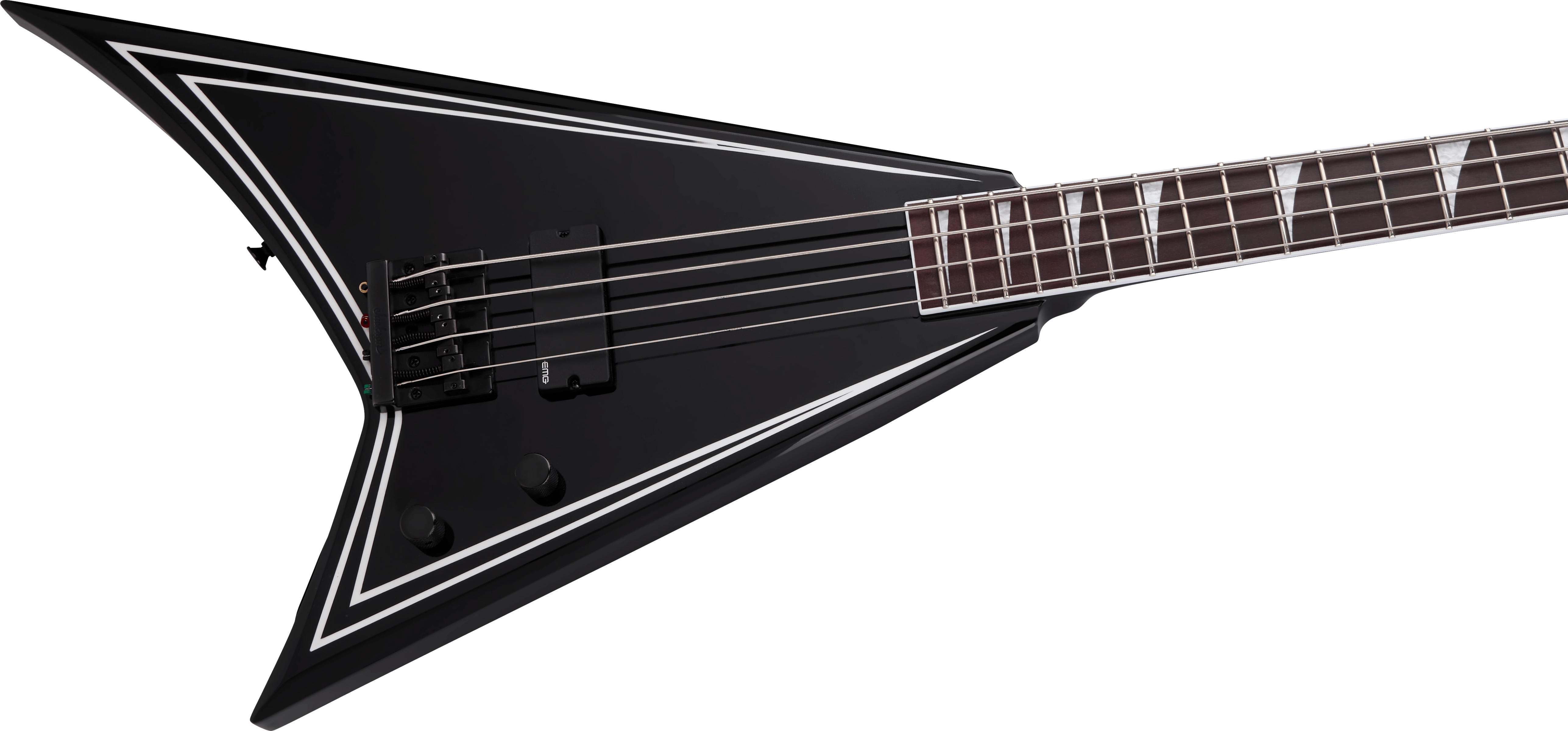 X Series RRB IV Rhoads Bass Black with White Pinstripes