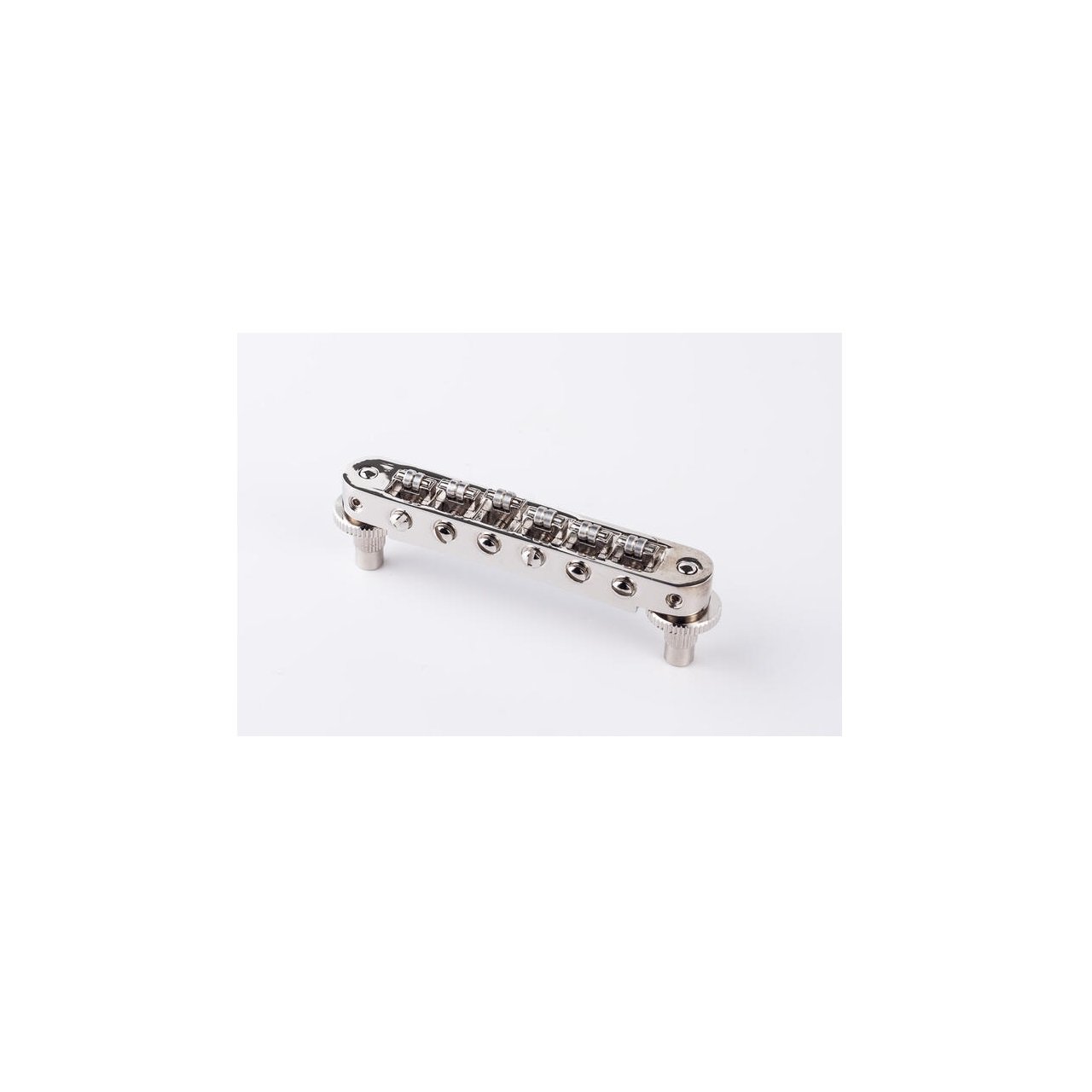 TP6R N - Standard Tune-O-Matic Bridge with Roller Saddles (Small Posts) - Nickel