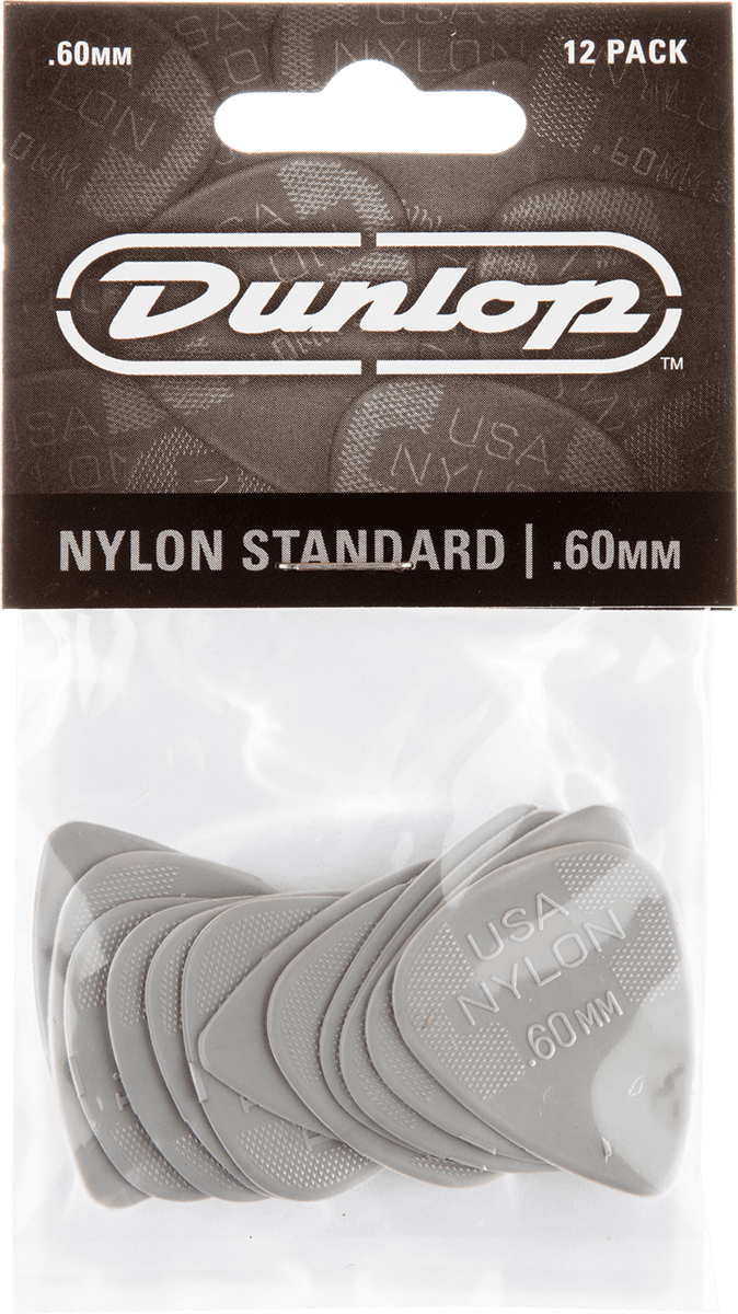 Nylon Standard Player's Picks 0,60" hellgrau