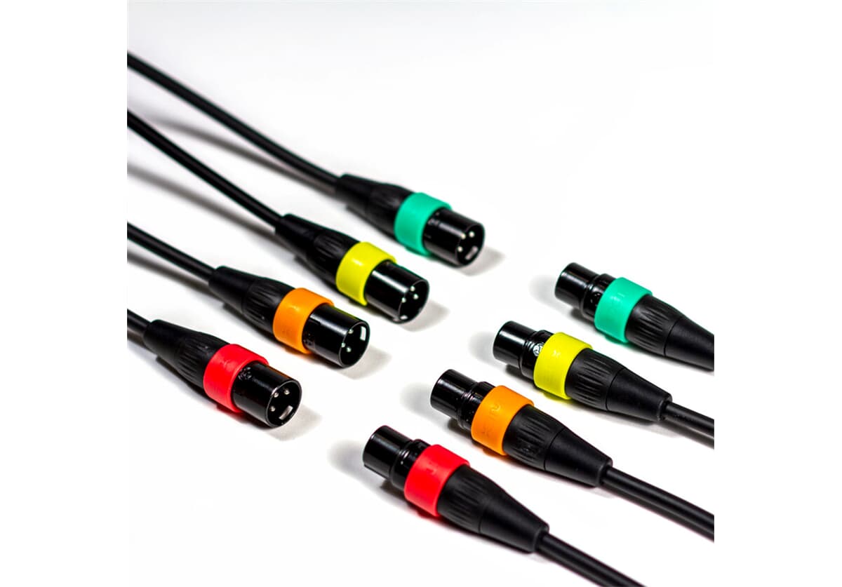 XLR-4C/CP XLR Mikrofonkabel mit ID Ringen