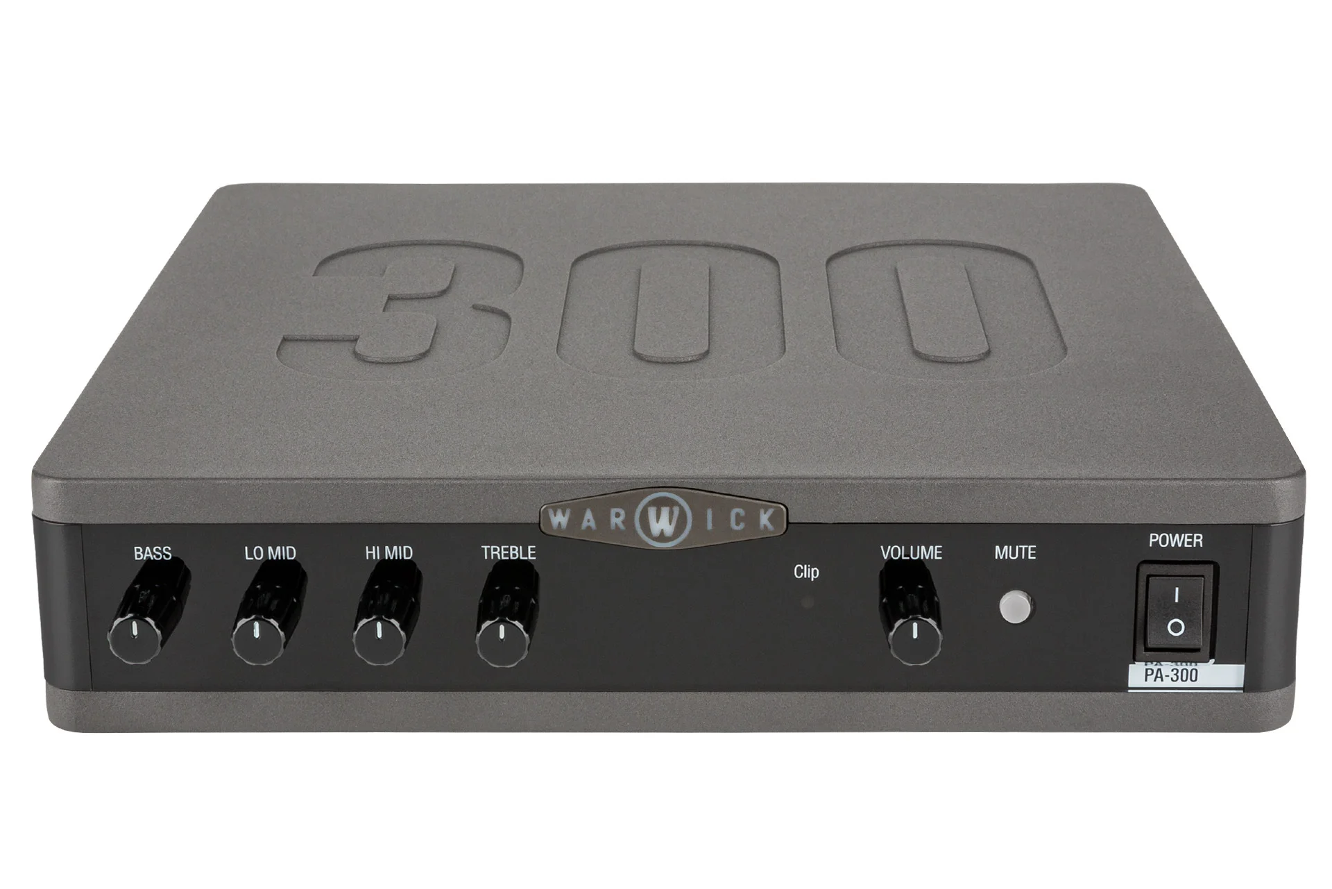 Stage Series PA 300 Bass Power Amp Head with 4-Band Equalizer, 300 Watt