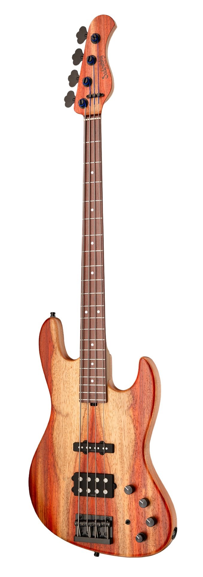 MasterBuilt 21-Fret Standard M/J Bass, Limited Edition 2024, 4-String - Natural Transparent Satin
