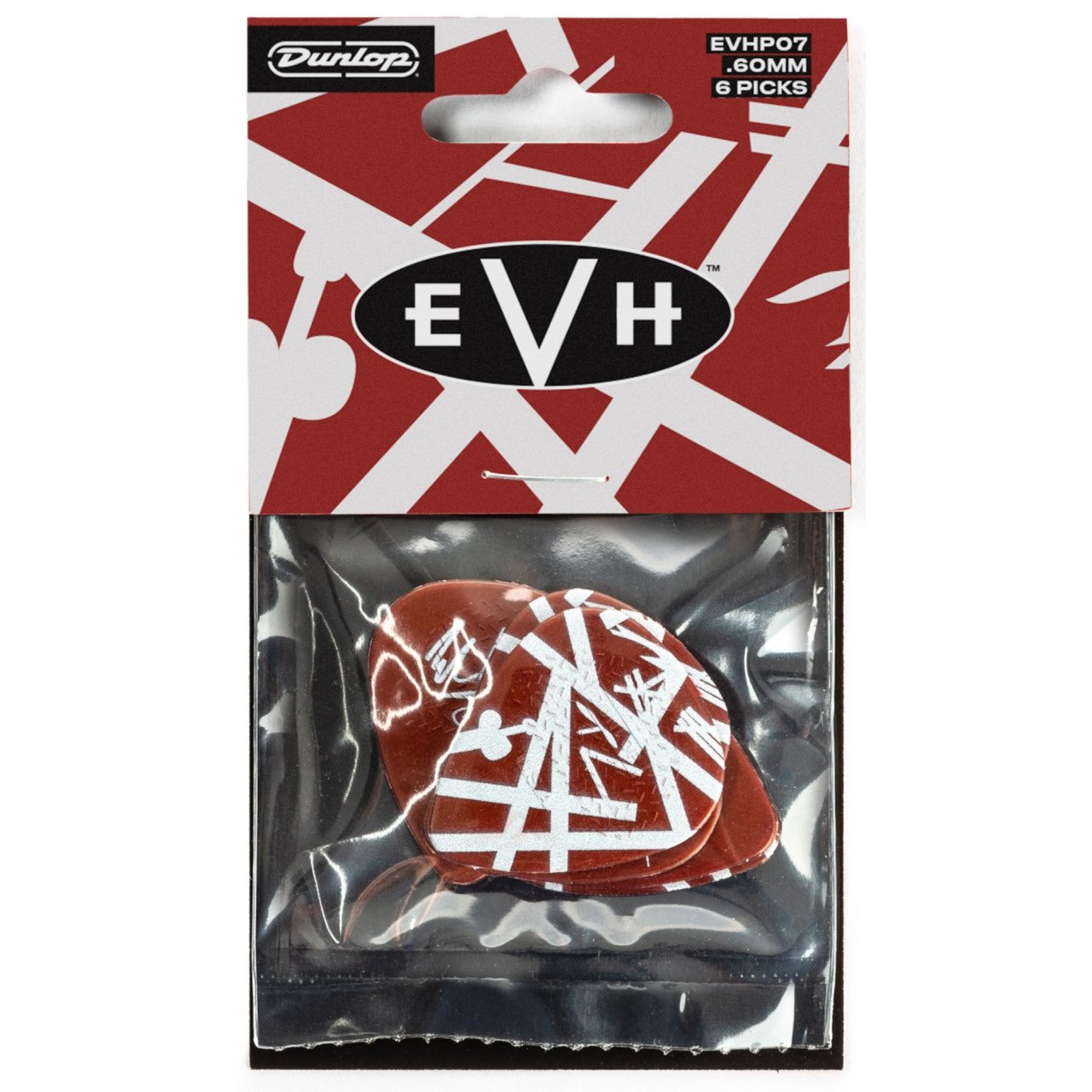 EVH 0.60 mm Shark Max-Grip Picks Player's Pack 6 pcs.