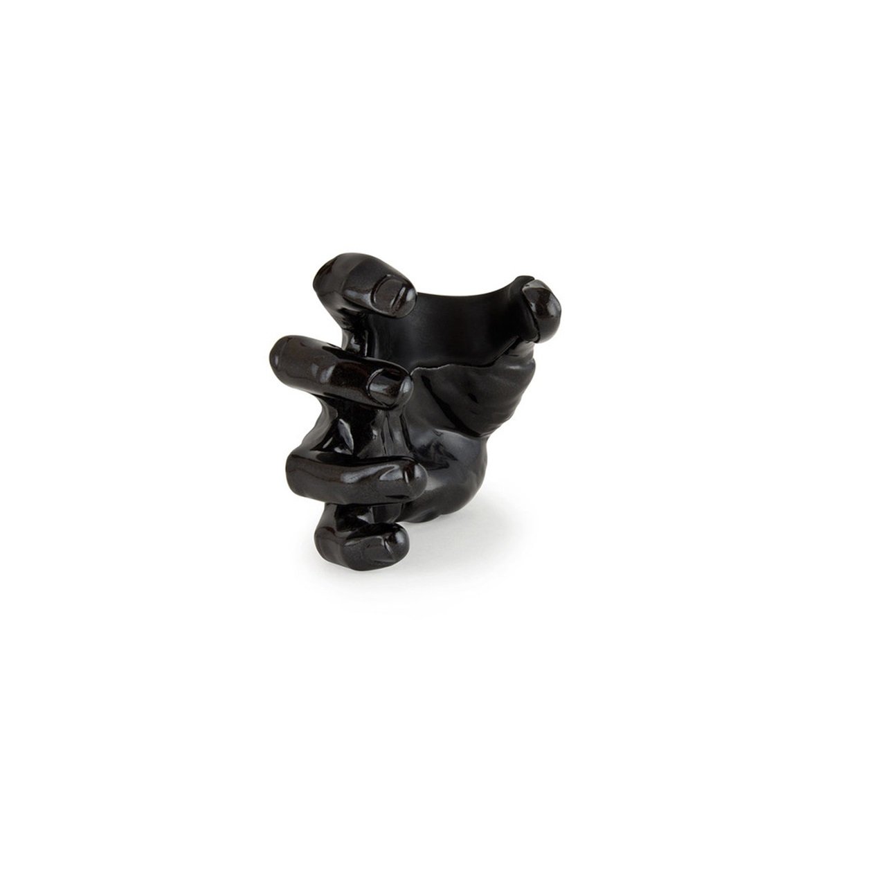 Male Hand, Black Metallic, Right 