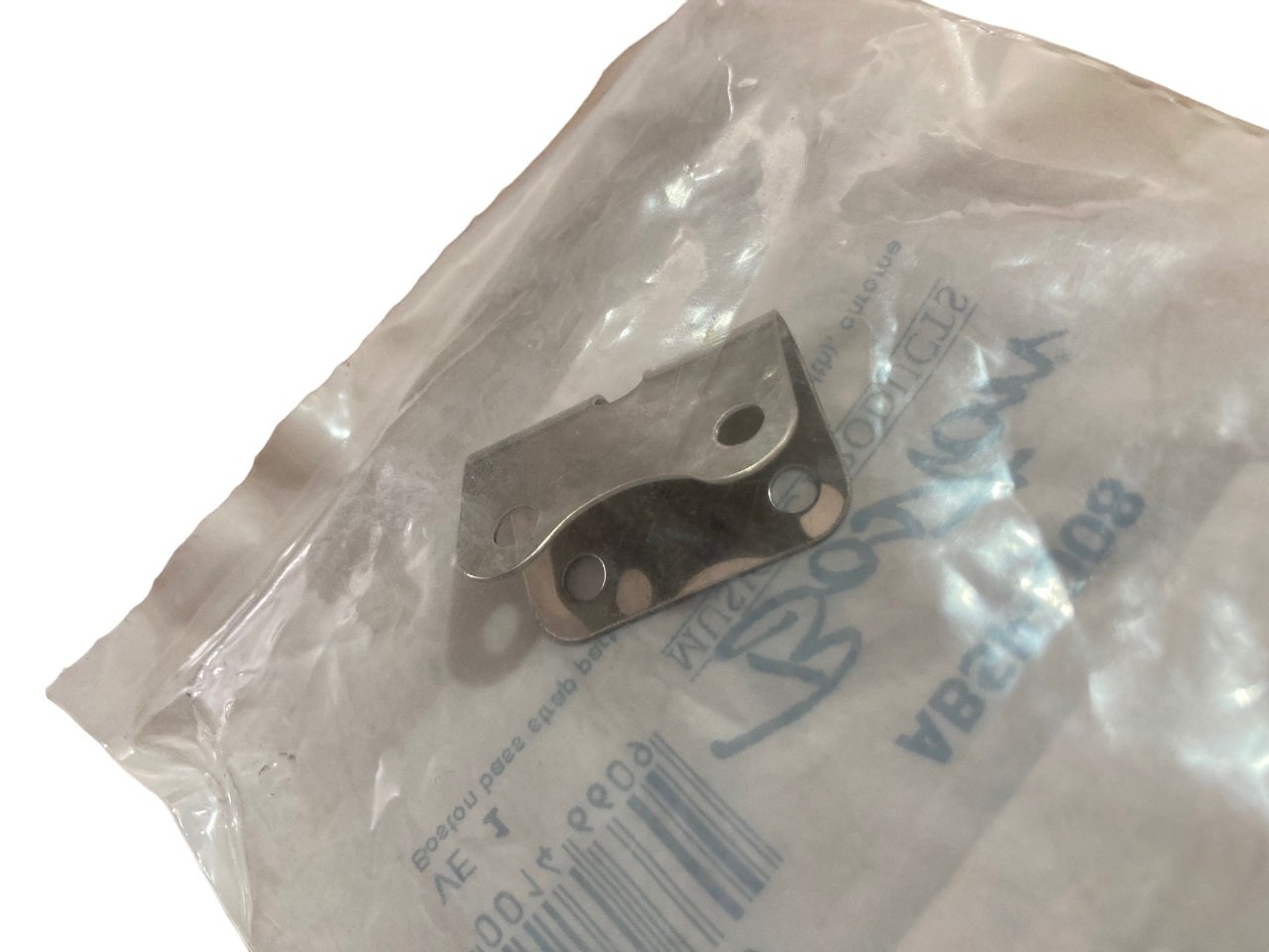 Bass Strap Part, End Clip 30x34mm, Chrome