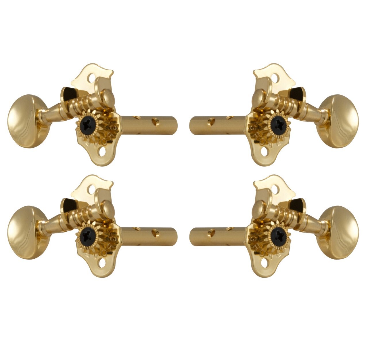 708G Sta-Tite Dulcimer Pegs with Metal Button - 4 pcs. - Gold