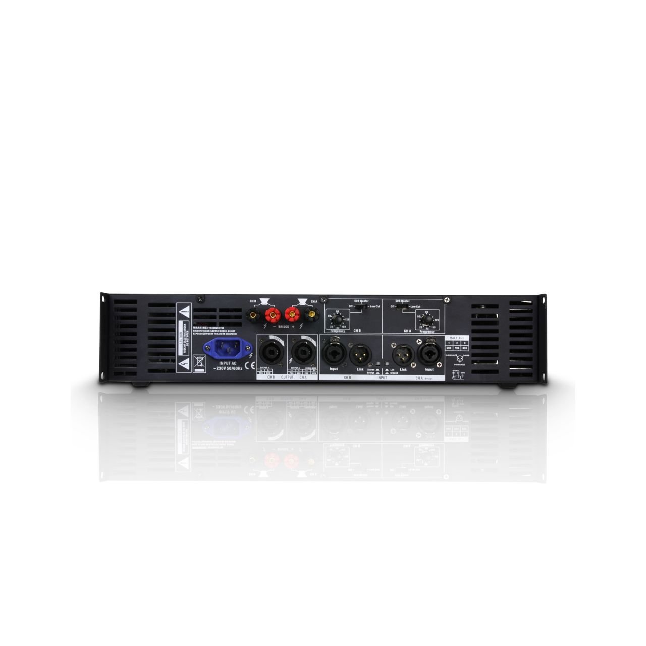 DEEP2 2400 X PA Endstufe 2 x 1200 W 2 Ohm