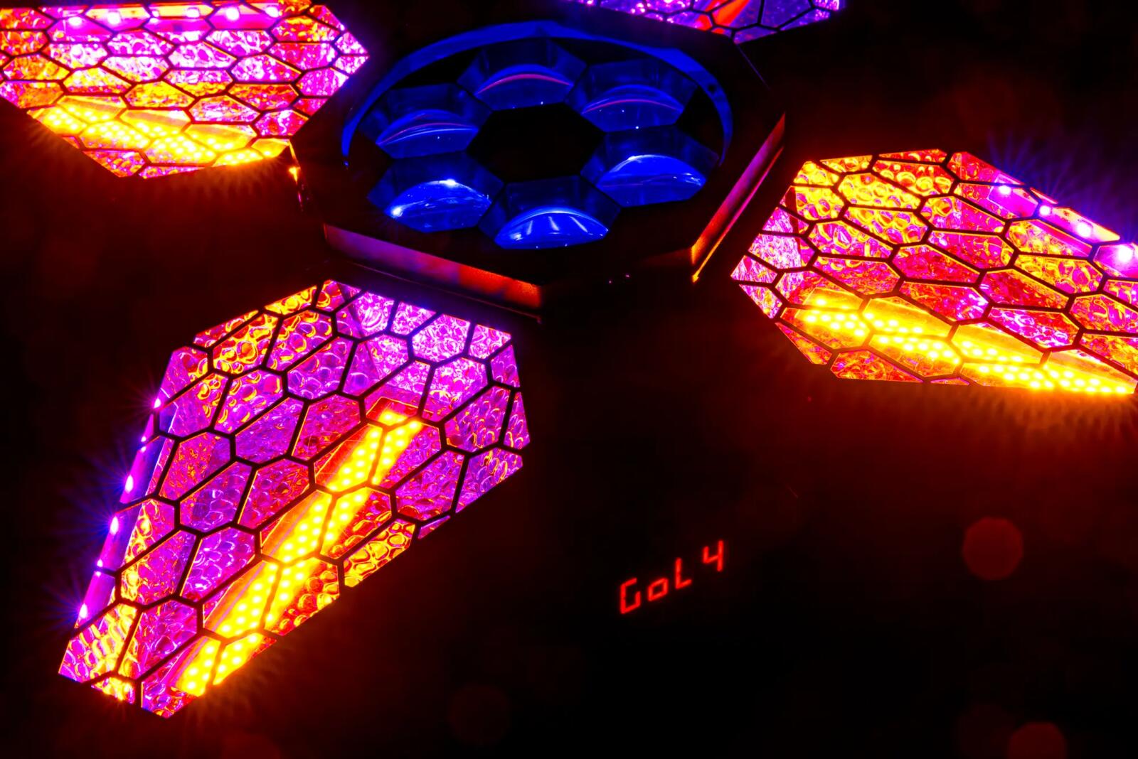 Algam lighting Vintage-Flower Rotierender LED-Multieffekt  