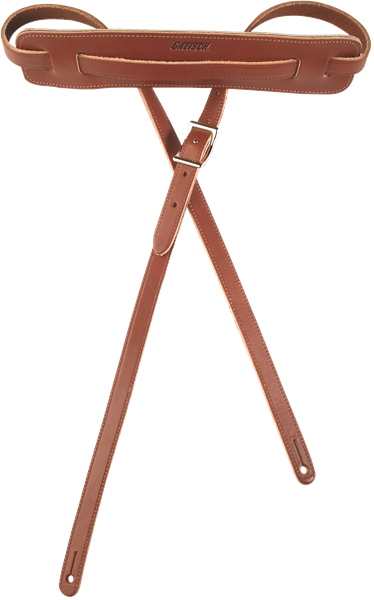 Vintage Leather Guitar Strap, Walnut 