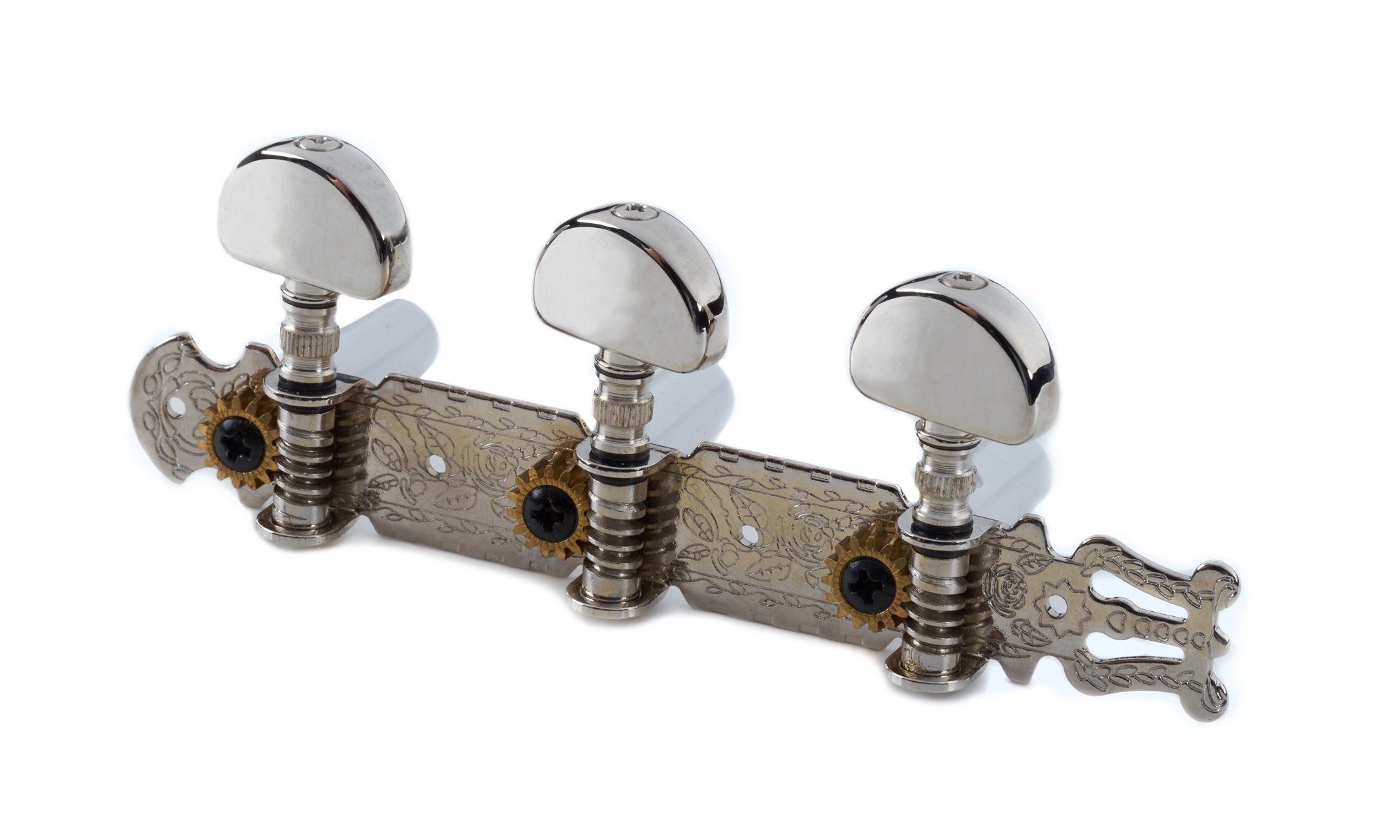 Legacy Series - Machineheads for Parlor Models, Plastic Post, Bass Side (left) - Chrome