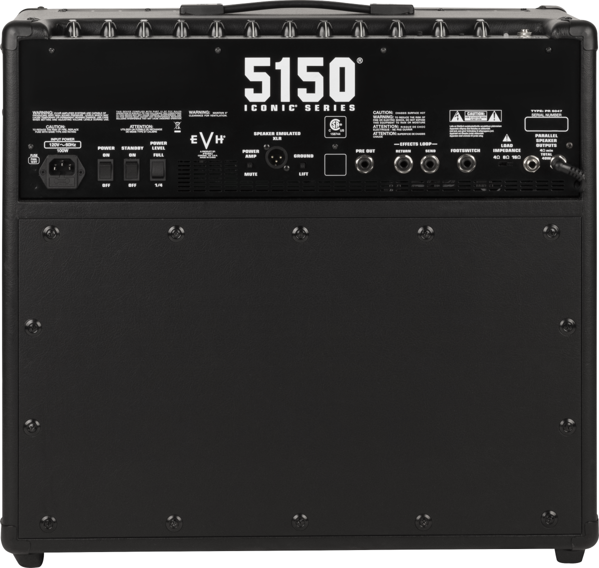 5150® Iconic® Series 40W 1x12 Combo, Black, 230V EUR