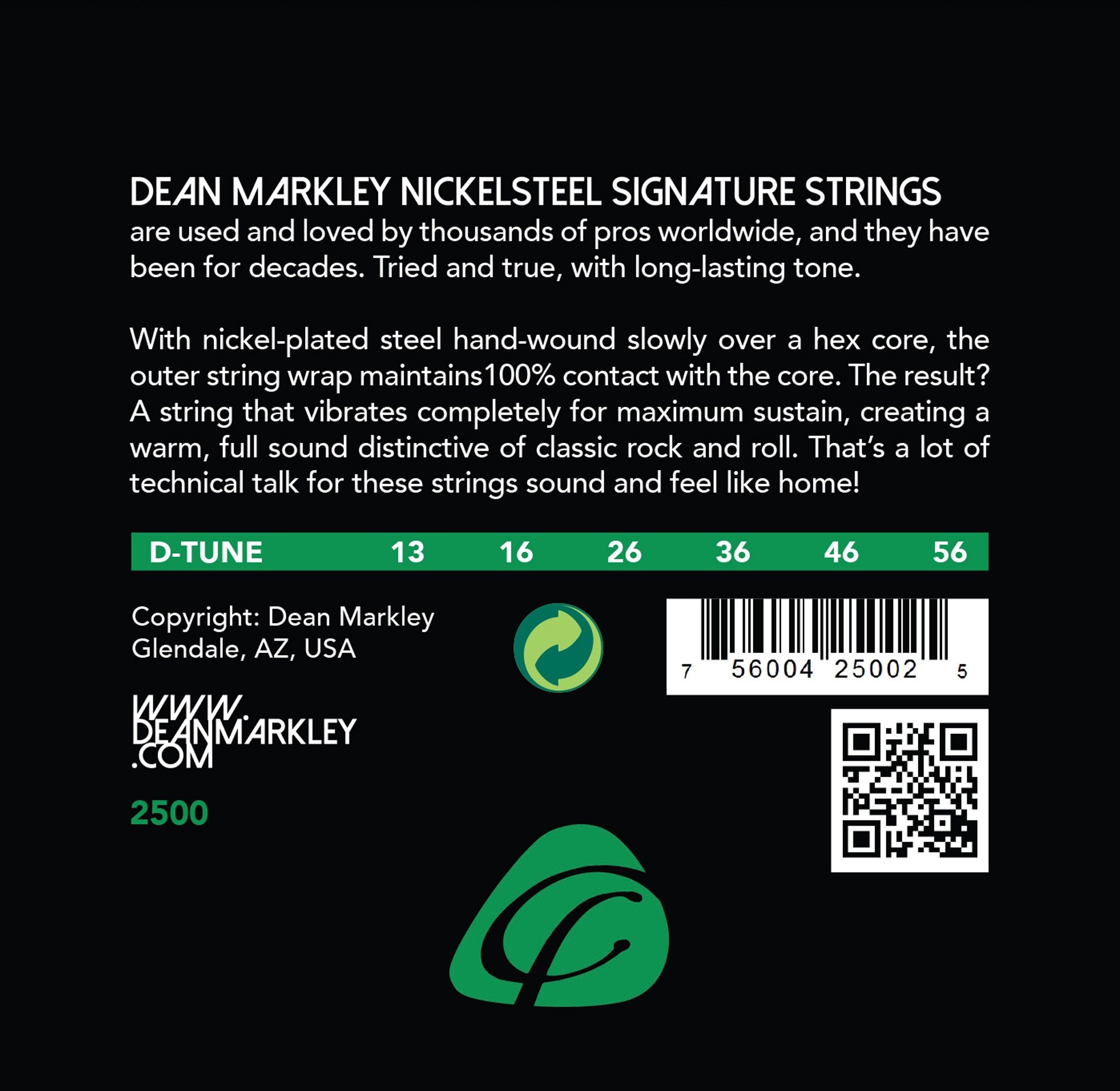 Signature - 2500 - Electric Guitar String Set, DropTune, .013-.056