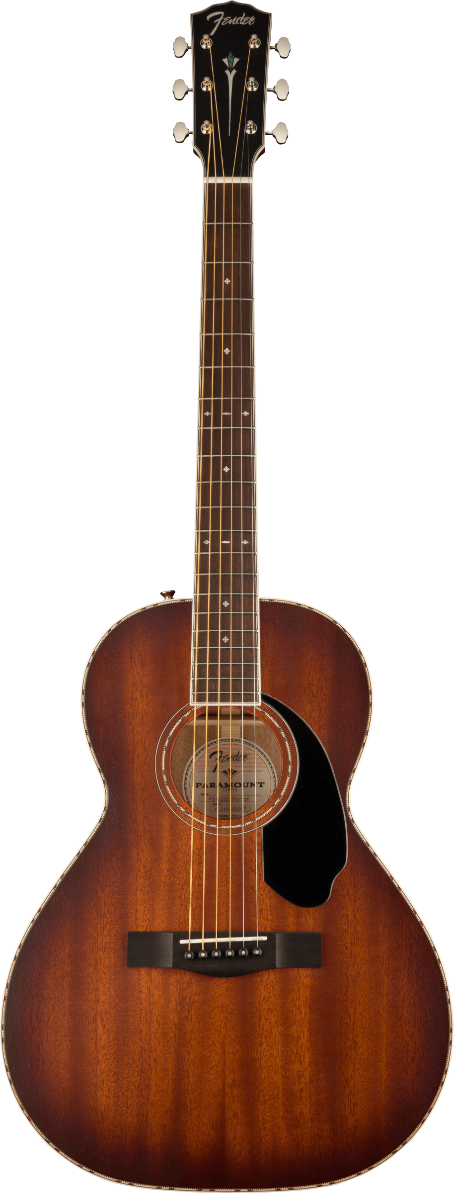PS-220E Parlor All Mahogany Aged Cognac Burst