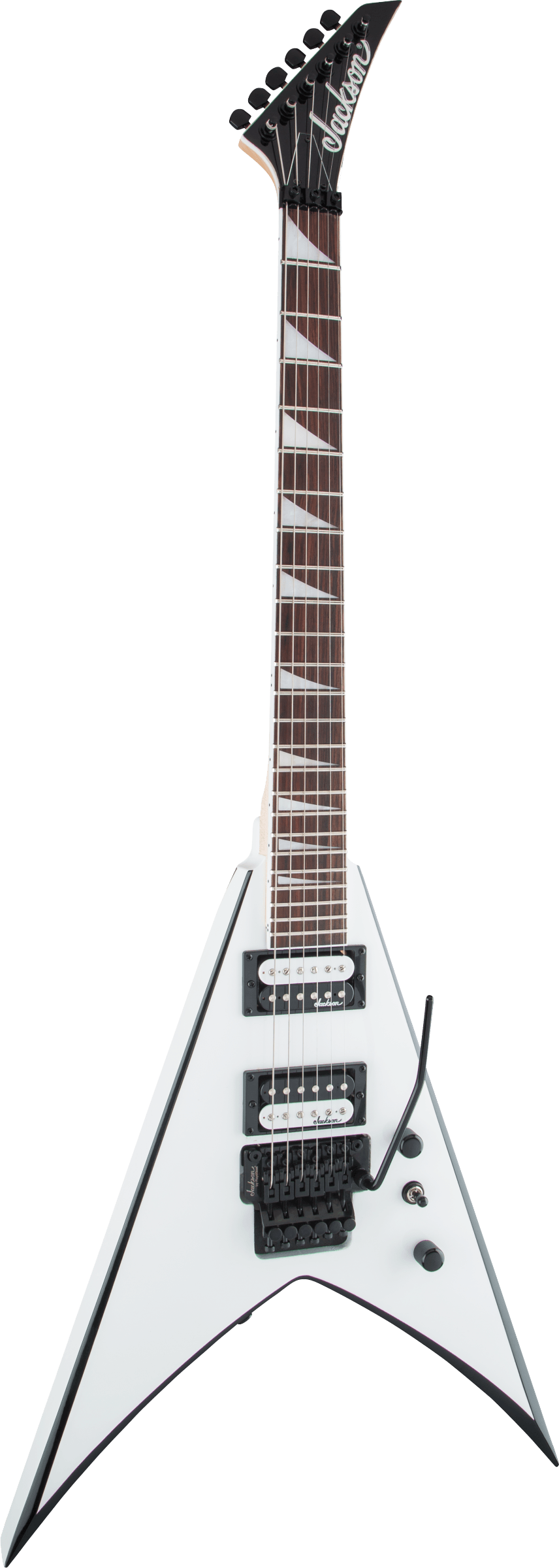JS Series King V JS32 White with  Black Bevels