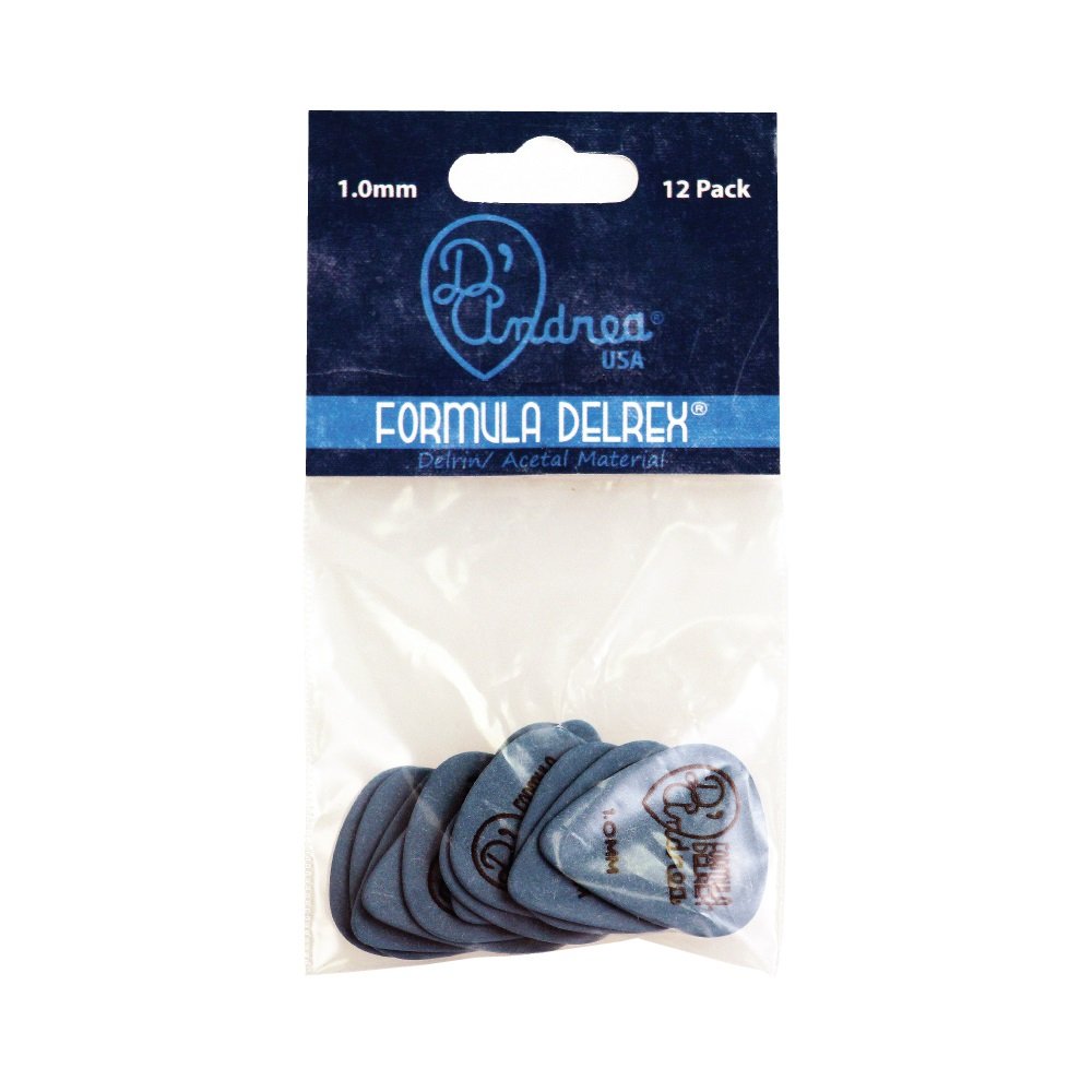 Formula Delrex Picks 1.00 mm 351 Shape 12 pcs Pick Pack