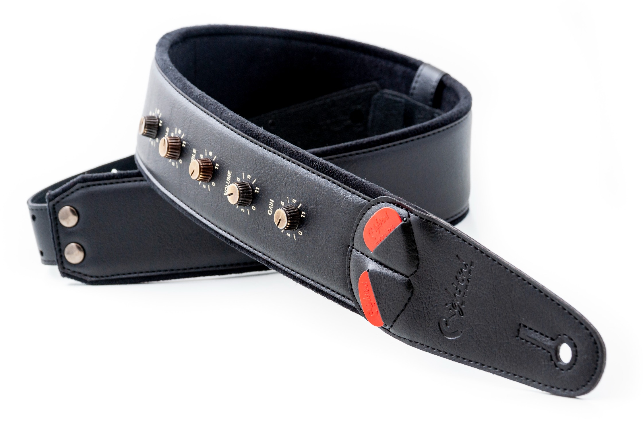 Spinal Tap Black Guitar Strap 
