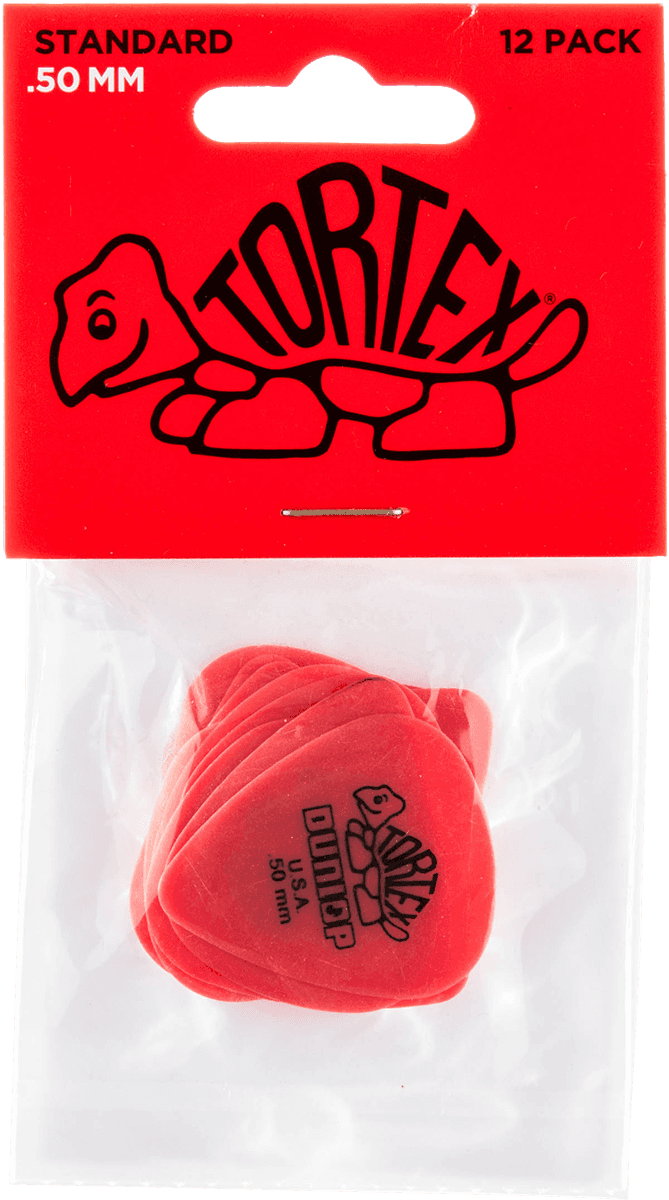 Tortex Standard Picks, Player's Pack, 12 pcs., red, 0.50 mm