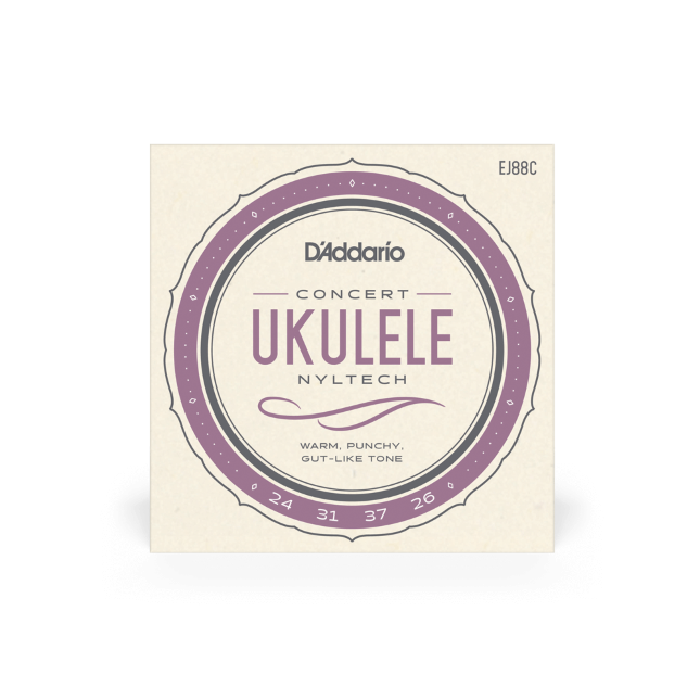 EJ88C Nyltech Ukulele Strings, Concert