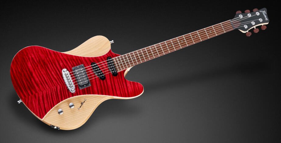 Masterbuilt Idolmaker 5'R - Burgundy Red Transparent High Polish / Satin Back & Sides