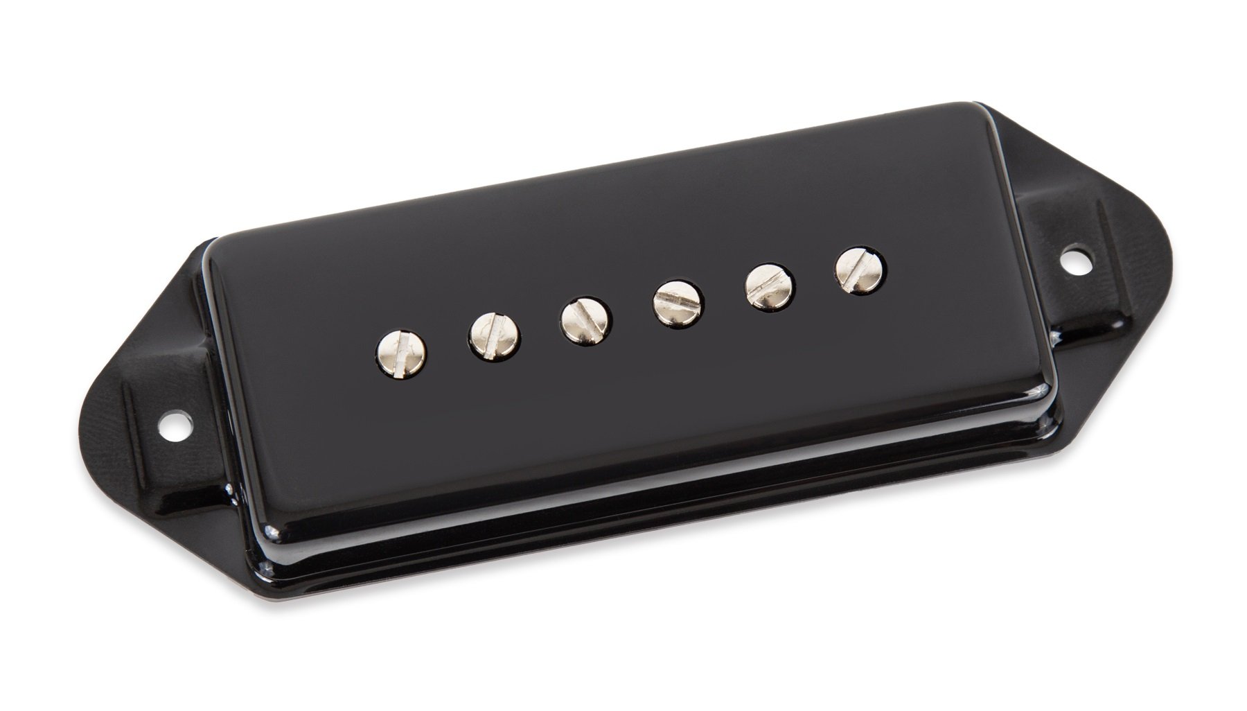Vintage P90 Silencer Dog-Ear - Bridge Pickup - Black Cover