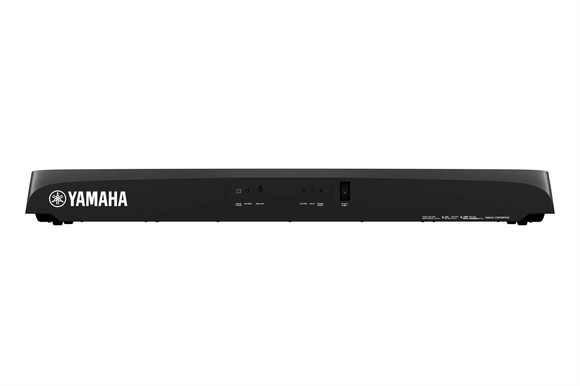 DGX-670B Digitalpiano in schwarz