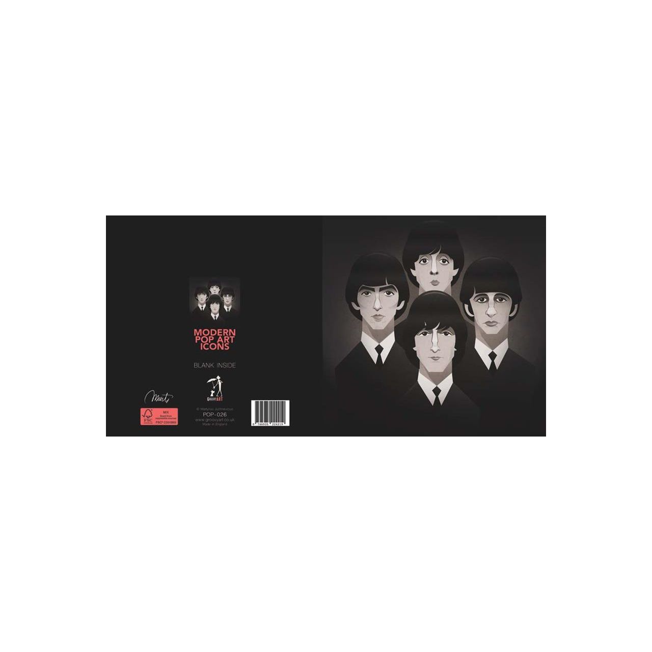 Grußkarte The Beatles