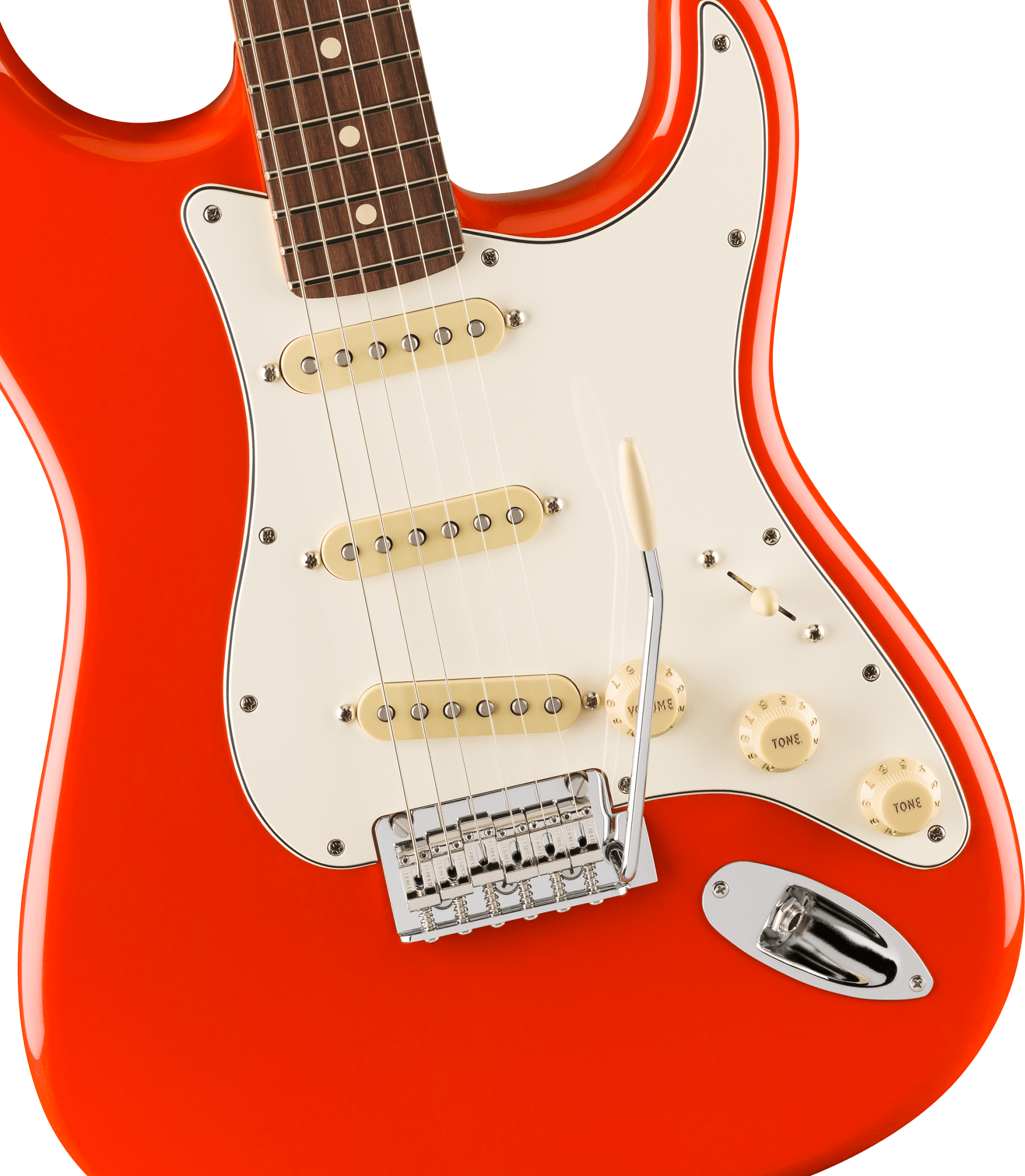 Player II Stratocaster Rosewood Coral  Red