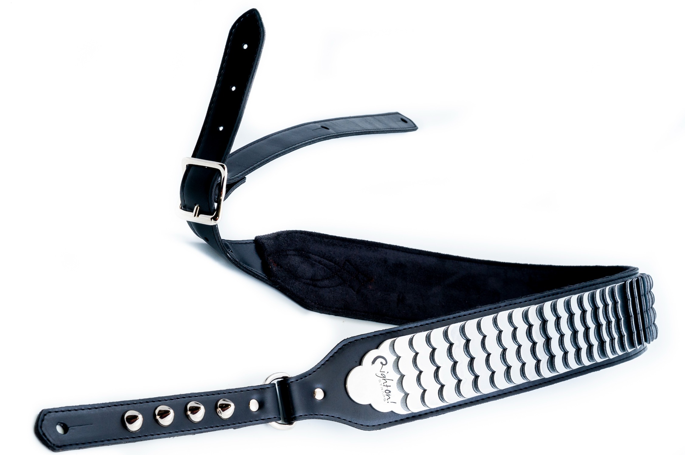 JL PYTHON black Guitar Strap  