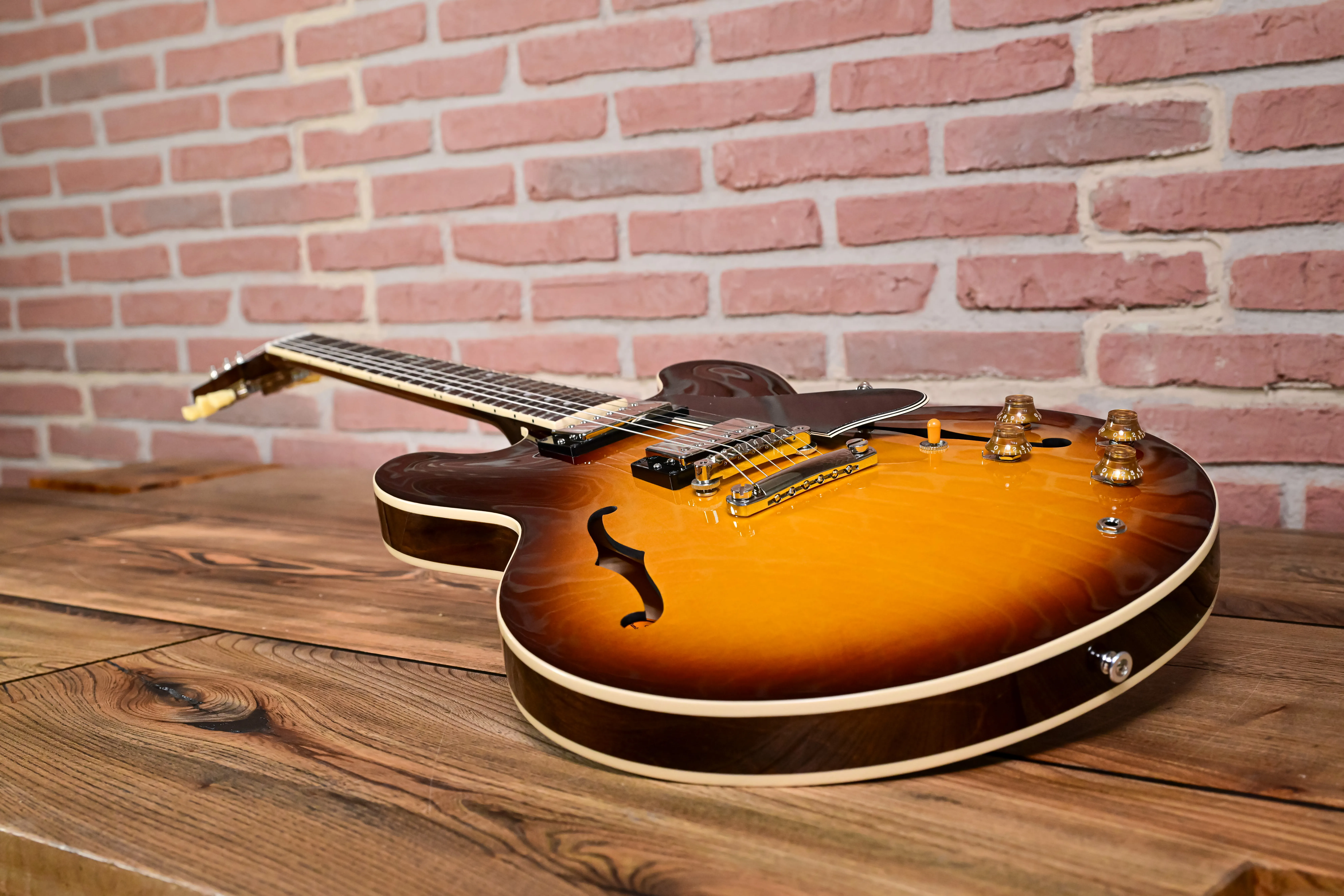 ES-335 50s - Vintage Tobacco Burst Semi-Hollowbody Guitar